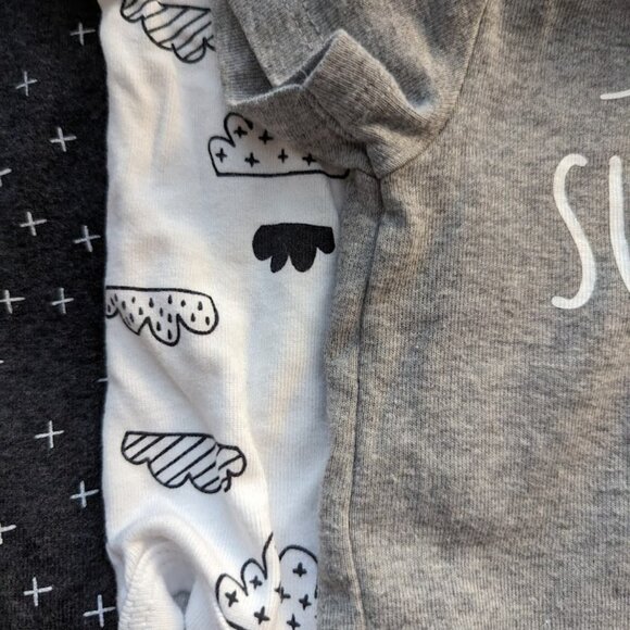 Cloud Island 4 pack short sleeve onesies - Picture 4 of 4